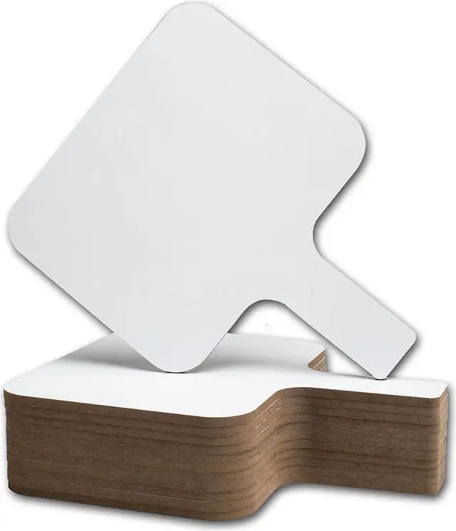 Alt view image 3 of 5 - Flipside Economy 12Pk Dry Erase Answer Paddles 8X9.75 Rectangle 10039