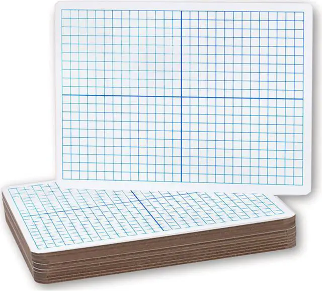 Alt view image 5 of 6 - Flipside X Y Axis Dry Erase Boards 12/Pack 11200