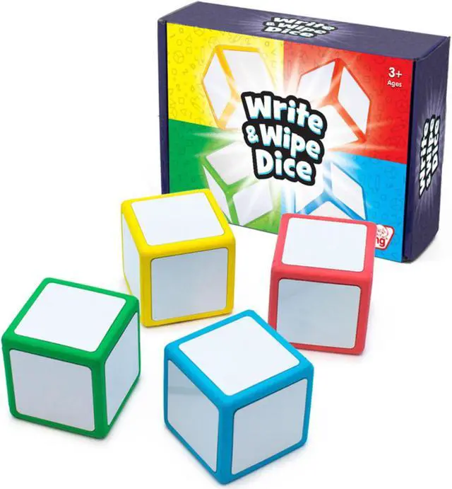 Alt view image 2 of 8 - JUNIOR LEARNING WRITE & WIPE DICE