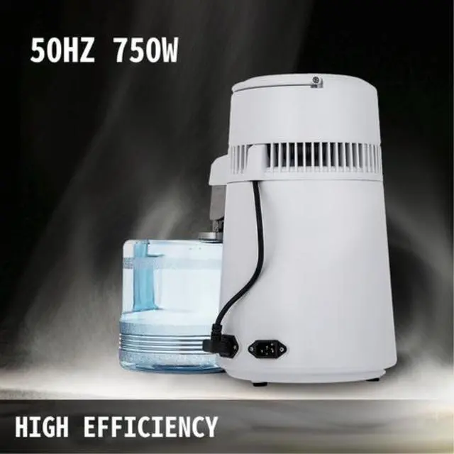 Alt view image 5 of 5 - VEVOR 4l Home Countertop Stainless Steel Interior Water Distiller Purifier Machine