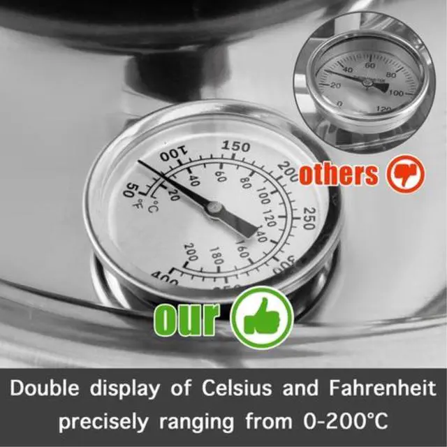 Alt view image 5 of 5 - VEVOR 8Gal Home Use Moonshine Still Brewing Stainless Steel Water Wine Alcohol Double Keg