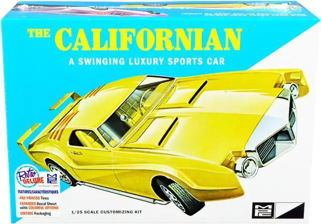 Alt view image 2 of 6 - Skill 2 Model Kit 1968 Oldsmobile Toronado Custom "The Californian" 1/25 Scale Model by MPC