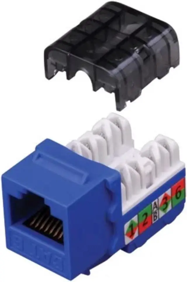 Alt view image 2 of 3 - Vanco International 820425 Vanco#blue Key Adp Cat6 8cond