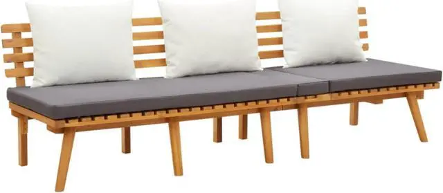 Main image of vidaXL Day Bed 78.7"x25.6" Solid Acacia Wood