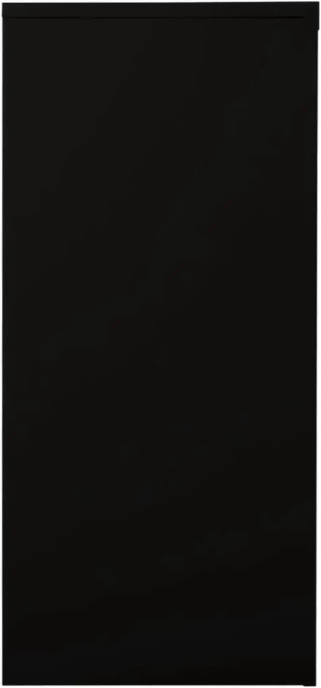 Alt view image 11 of 17 - vidaXL Sliding Door Cabinet Black 35.4" Steel Storage Side Cabinet Furniture