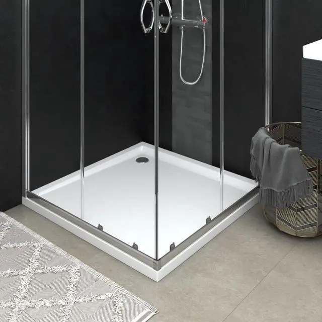 Main image of vidaXL Square ABS Shower Base Tray White 31.5"x31.5"