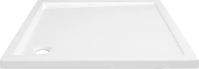 Alt view image 4 of 12 - vidaXL Square ABS Shower Base Tray White 31.5"x31.5"