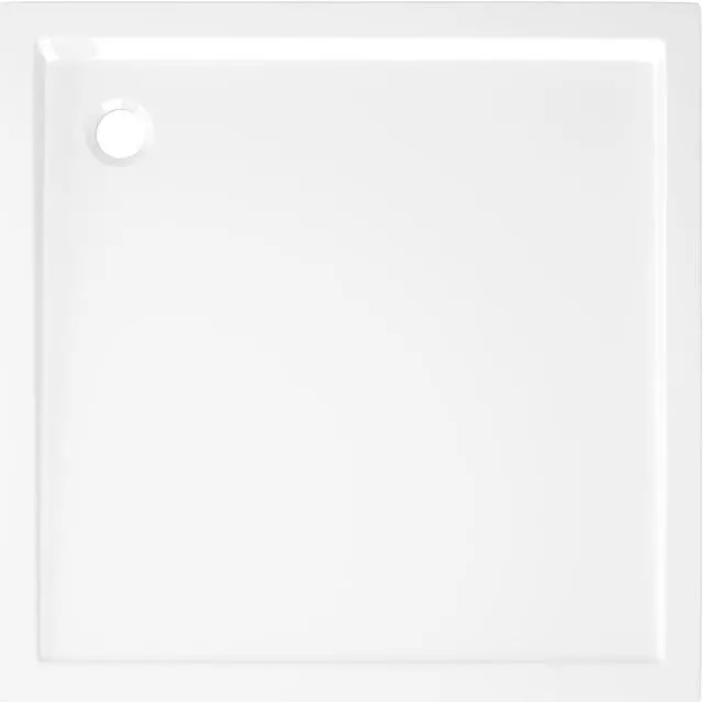 Alt view image 5 of 12 - vidaXL Square ABS Shower Base Tray White 31.5"x31.5"
