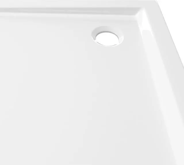 Alt view image 6 of 12 - vidaXL Square ABS Shower Base Tray White 31.5"x31.5"