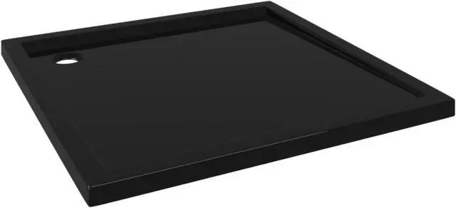 Alt view image 2 of 12 - vidaXL Square ABS Shower Base Tray Black 31.5"x31.5"