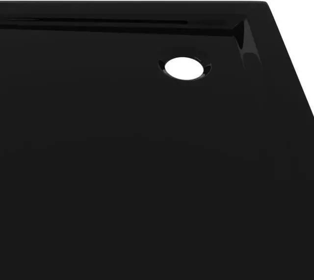 Alt view image 6 of 12 - vidaXL Square ABS Shower Base Tray Black 31.5"x31.5"