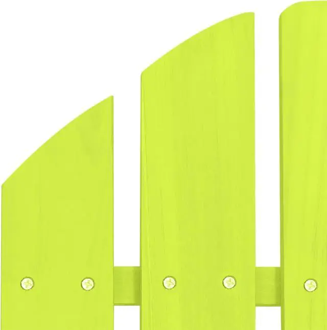 Alt view image 6 of 12 - vidaXL Patio Adirondack Chair with Ottoman Solid Fir Wood Green