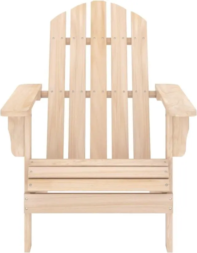 Alt view image 2 of 11 - vidaXL Patio Adirondack Chair Solid Fir Wood