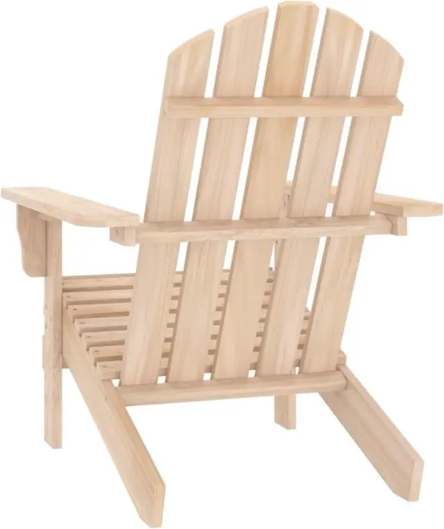 Alt view image 4 of 11 - vidaXL Patio Adirondack Chair Solid Fir Wood