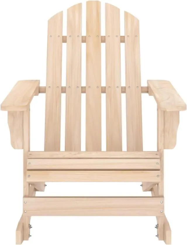 Alt view image 2 of 11 - vidaXL Patio Adirondack Rocking Chair Solid Fir Wood