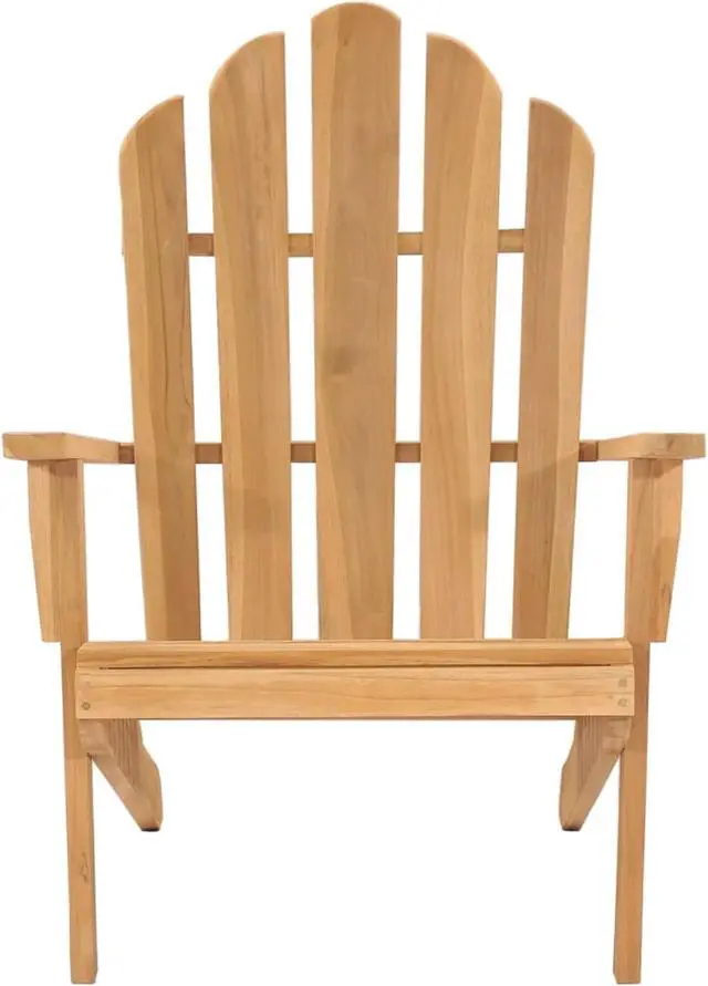 Alt view image 2 of 13 - vidaXL Adirondack Chair Solid Teak Wood