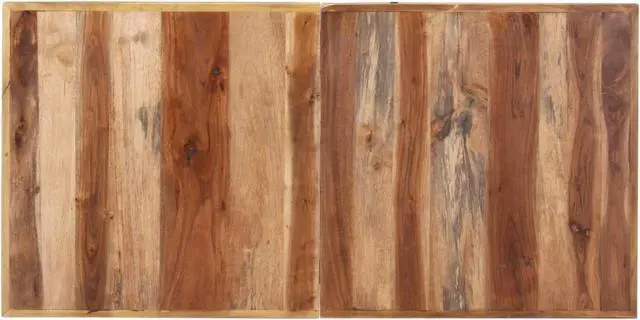 Alt view image 4 of 13 - vidaXL Dining Table 55.1"x27.6"x29.5" Solid Wood with Sheesham Finish