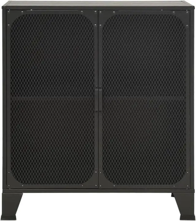 Alt view image 11 of 18 - vidaXL Storage Cabinet File Cabinet Filing Storage Cabinet Gray Metal and MDF