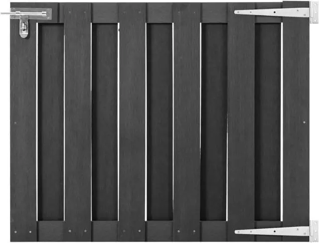 Main image of vidaXL Garden Gate WPC 39.4"x31.5" Gray