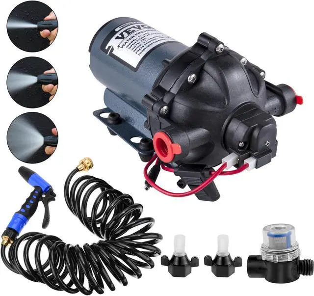 Alt view image 2 of 4 - VEVOR Excellent Boat Marine Yacht 12v 5.5gpm 70psi Washdown Deck Wash Pump Kit
