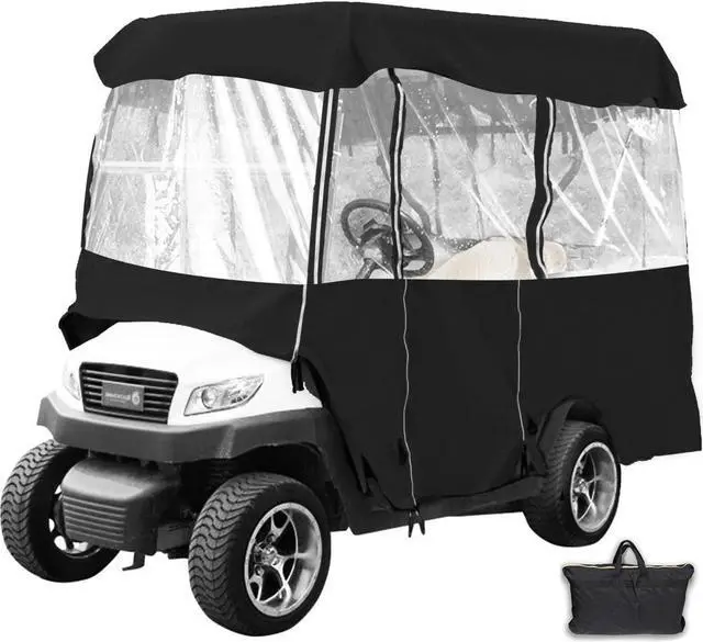 Main image of Vevor Couvercle De Voiturette De Golf Pour 4 Passagers Noir Pour Voiture De Club