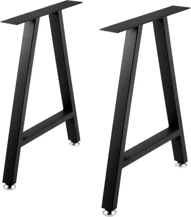 Main image of VEVOR Metal Table Legs Dining Table Legs 28"x17.7" A-shaped Desk Legs Set Of 2