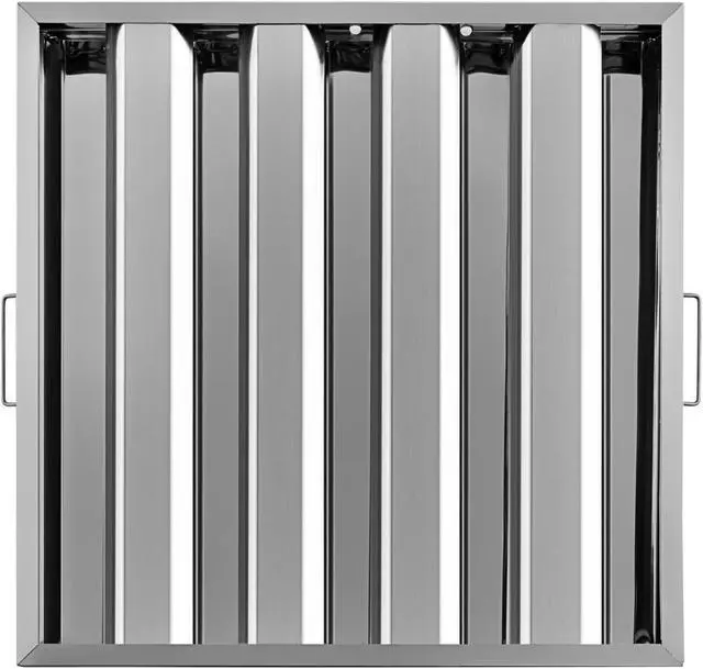 Main image of Commercial Hood Grease Exhaust Filter Baffle 20" X 20" Stainless Steel 6 Pack