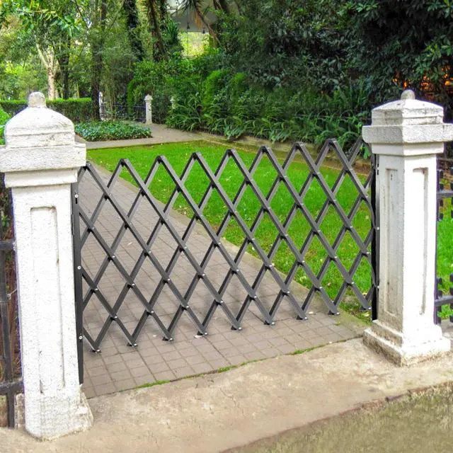 Main image of VEVOR Single Folding Security Gate Folding Door Gate 48"w X 71"h Scissor Gate