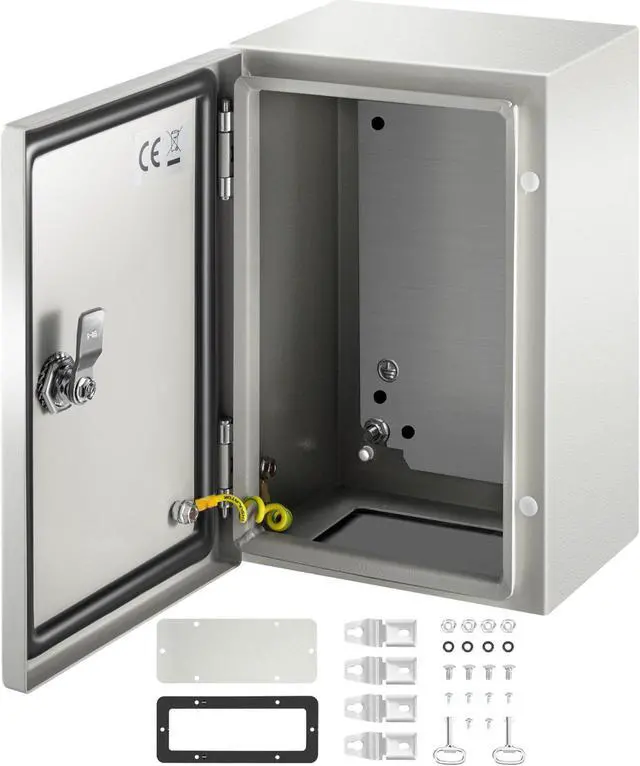 Main image of VEVOR Steel Electrical Box Electrical Enclosure Box 12x8x6'' Carbon Steel Ip65