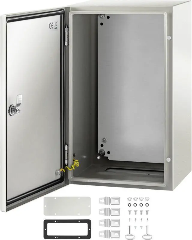 Main image of VEVOR 20x12x10'' Carbon Steel Electrical Enclosure Wall Mount Junction Box Ip65