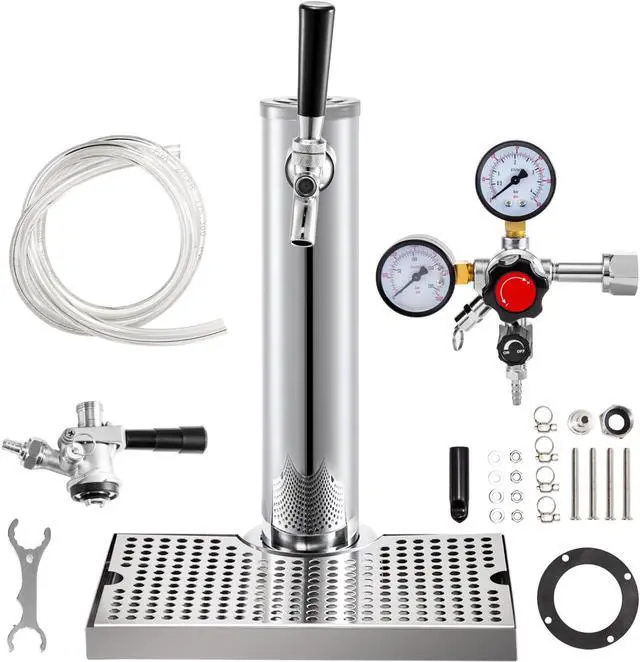 Main image of VEVOR Kegerator Tower Kit Conversion Kit Single Faucet Keg Tower One Tap