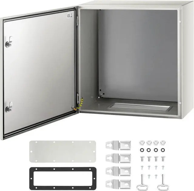 Main image of VEVOR 24x24x12'' Carbon Steel Electrical Enclosure Wall Mount Junction Box Ip65