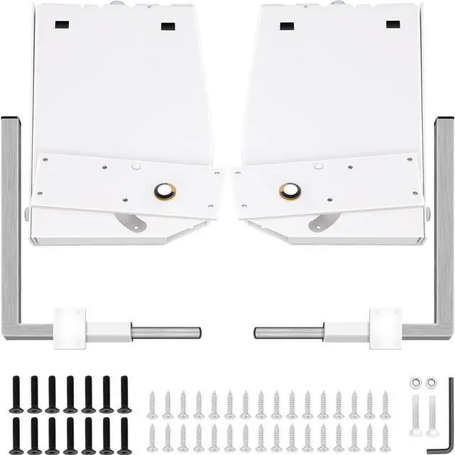 Main image of VEVOR Murphy Wall Bed Springs Mechanism Hardware Kit White Durable King Or Queen Size