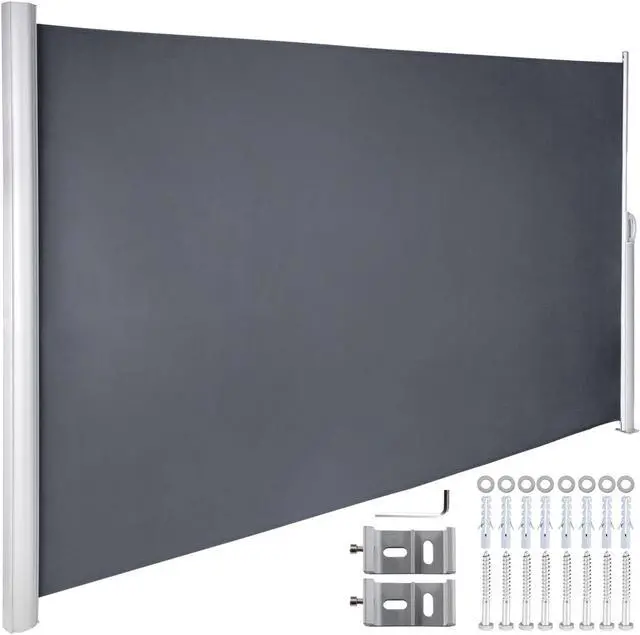 Main image of VEVOR Retractable Side Awning Patio Screen Retractable Fence 63x118inch Privacy Screen