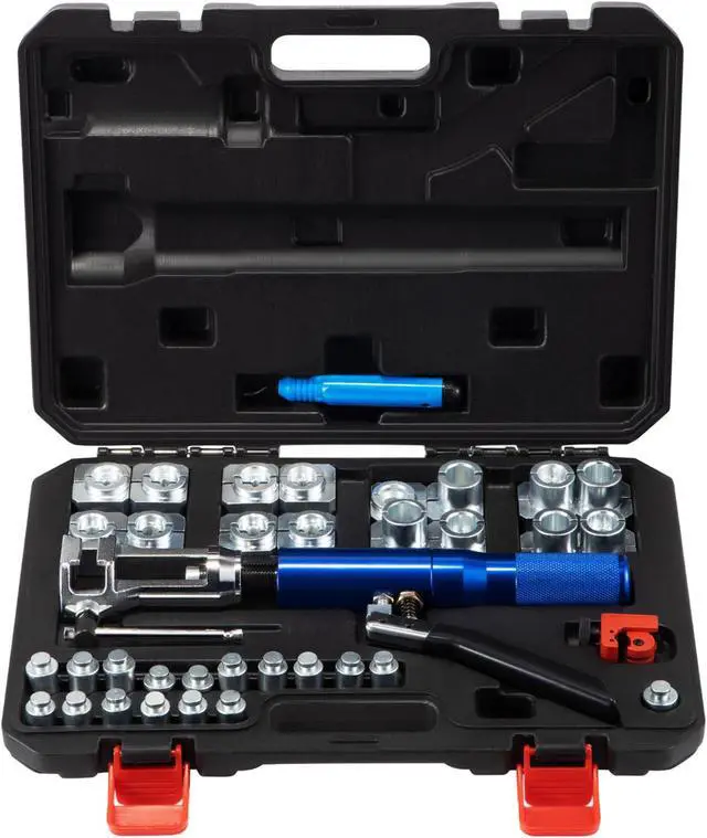 Main image of VEVOR Hydraulic Flaring Tool Kit Double Flaring Tool 45 For 3/16" To 1/2" Tube