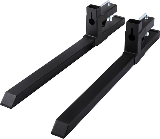 Alt view image 2 of 9 - VEVOR Clamp On Pallet Forks Loader Bucket 2000lbs Capacity 43" Hd Loader Tractor