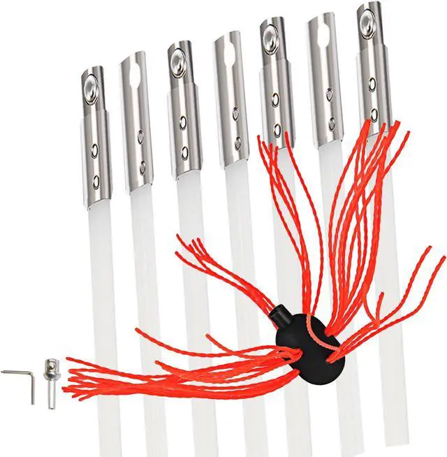 Main image of Chimney Sweeping Brush Rotary Chimney Brush 275 Inch Chimney Brush Kit 7 Rods