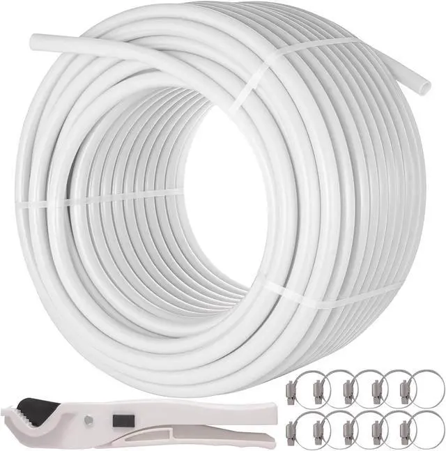 Main image of VEVOR 3/4" x 300ft Coil PEX Tubing PEX Pipe White Floor Radiant Heat