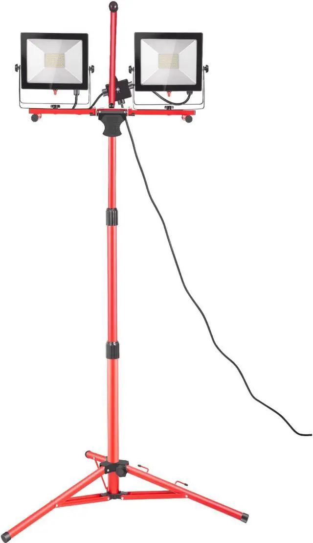 Main image of VEVOR Dual-head Led Work Light 20000 Lumen Led Work Light With Tripod 27.6-68.1"