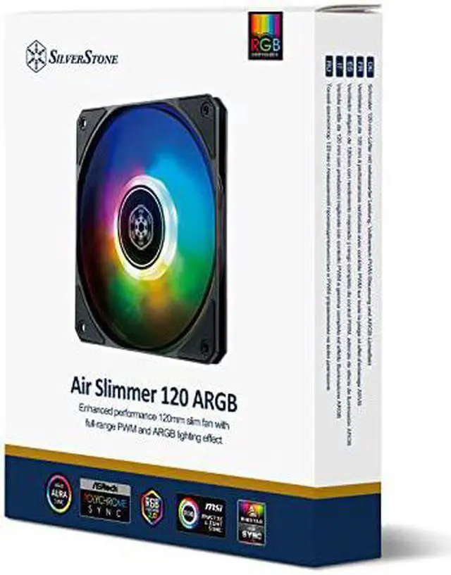 Alt view image 3 of 3 - AS120B-ARGB, CASE FAN
