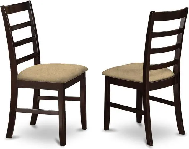 Main image of Set of 2 Chairs PFC-CAP-C Parfait Stool Microfiber Upholstered Seat with Lader Back