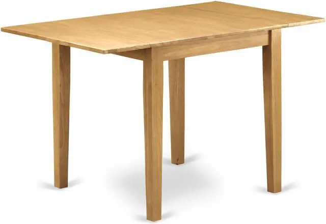 Main image of NDT-OAK-T Norden Rectangular Table 30"X48" With 2 Drop Leaves In Oak Finish