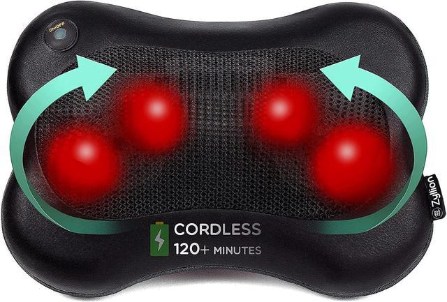 Neck and Back Massager with Heat -Massage Pillow with Remote