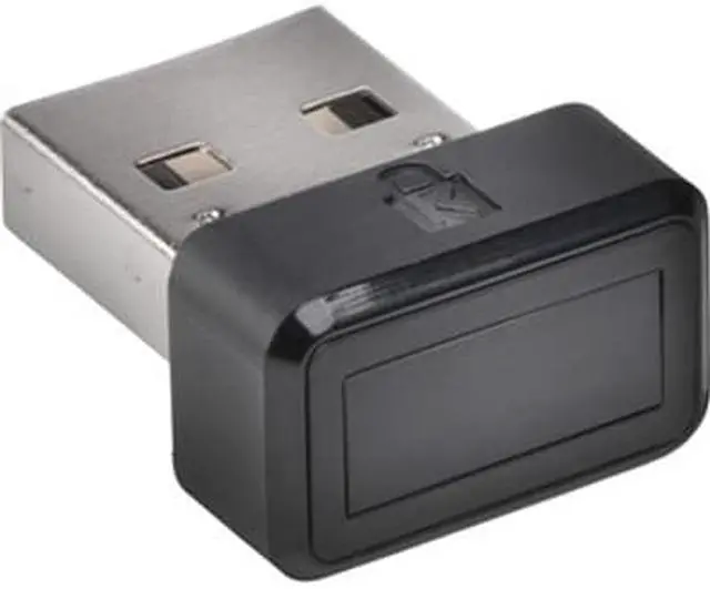 Alt view image 11 of 20 - Kensington K67977WW VeriMark Fingerprint Key for Windows 10 Hello and FIDO U2F Certified, Black