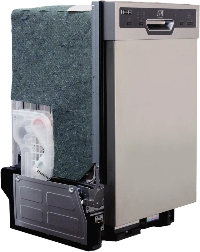 Alt view image 6 of 6 - Energy Star 18" Built-In Dishwasher w/Heated Drying - Stainless