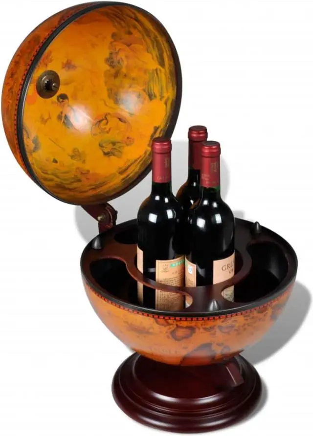 Alt view image 8 of 11 - vidaXL Wine Rack Wine Bottle Holder for 28 Bottles Floor Wine Cabinet Metal