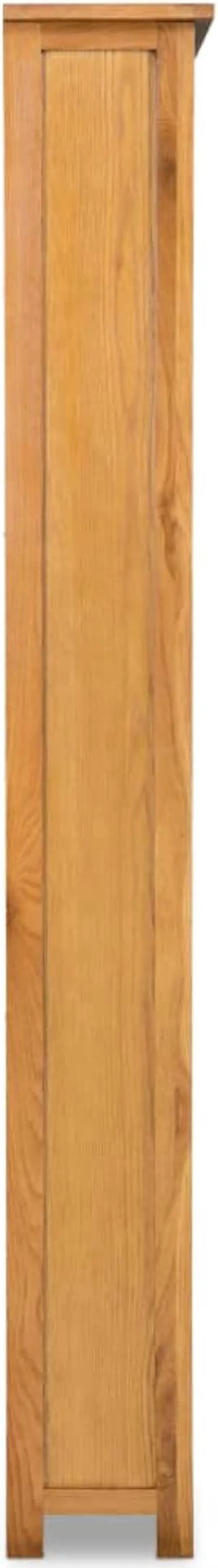 Alt view image 10 of 17 - vidaXL Solid Oak Wood 6-Tier Bookcase Book Shelves Cabinets Display Shelf