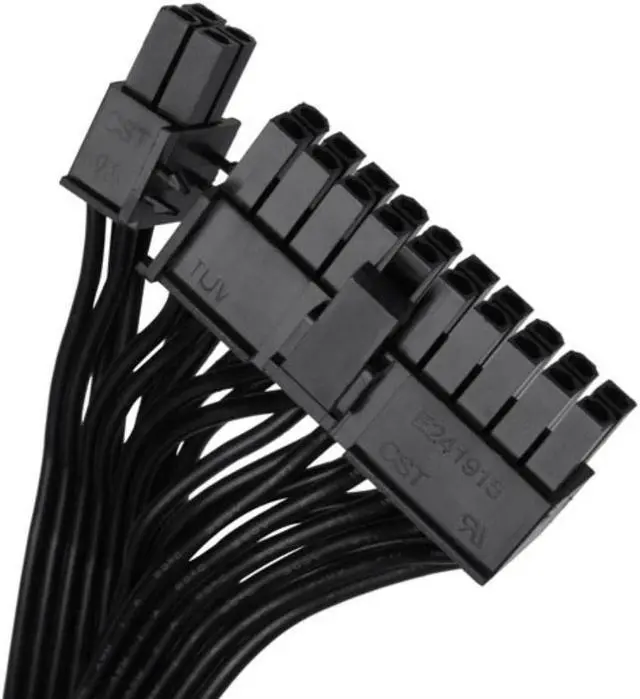 Alt view image 2 of 4 - 650W, ATX, single +12V rails with 54A output, Silent 120mm FDB Fan with 18dBA, efficiency 80Plus Gold certification, fully modular cable, All Japanese capacitors,140mm depth, 2x CPU 4+4 pin