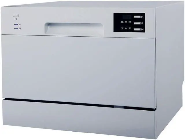 Alt view image 4 of 4 - Countertop Dishwasher with Delay Start & LED - Silver