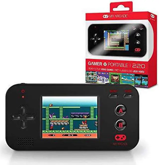 Alt view image 18 of 19 - dreamGEAR DGUN-2573 My Arcade Gamer V Portable Gaming System (Black)